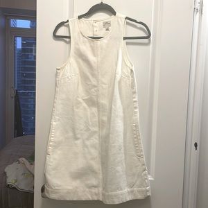 Denim white dress from J. Crew